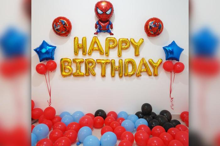 Spiderman geburtstag deko