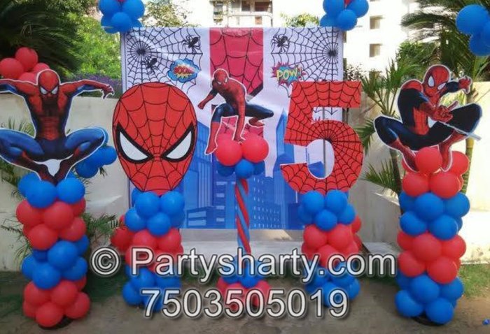 Spiderman geburtstag deko