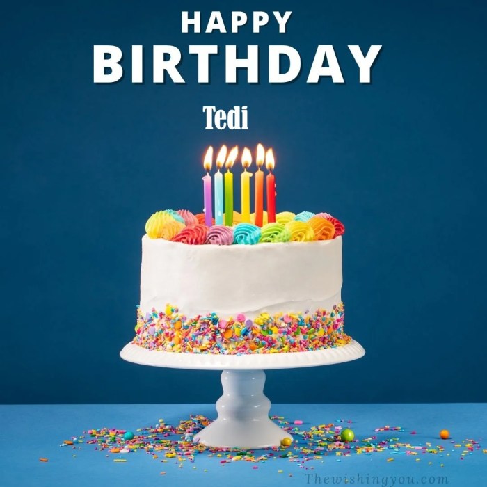 Tedi deko geburtstag