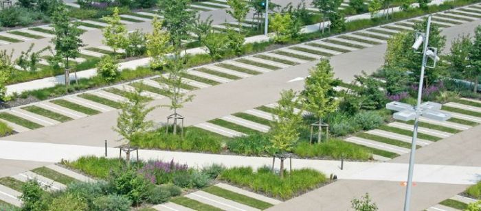 Stellplatz parkplatz gestalten ideen