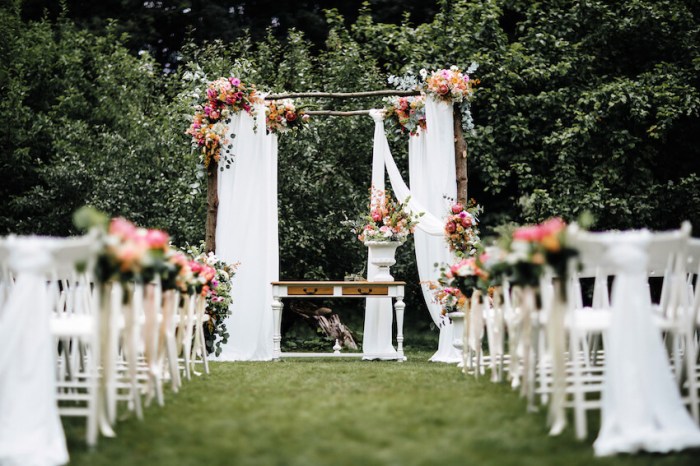 Garten deko hochzeit